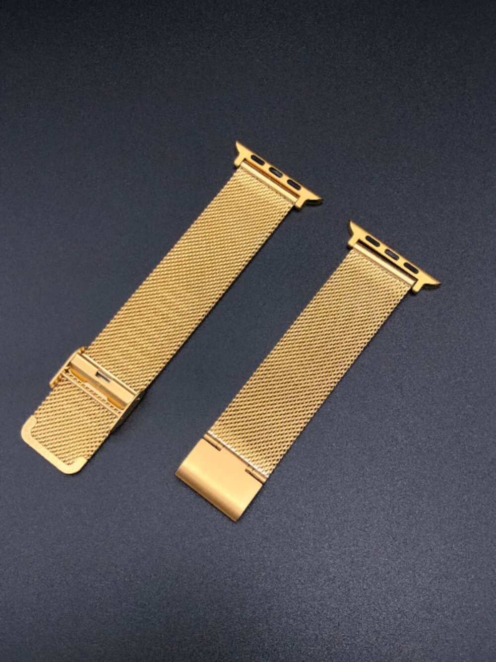 Apple Style Mesh Replacement Steel Bracelet (Yellow Gold)
